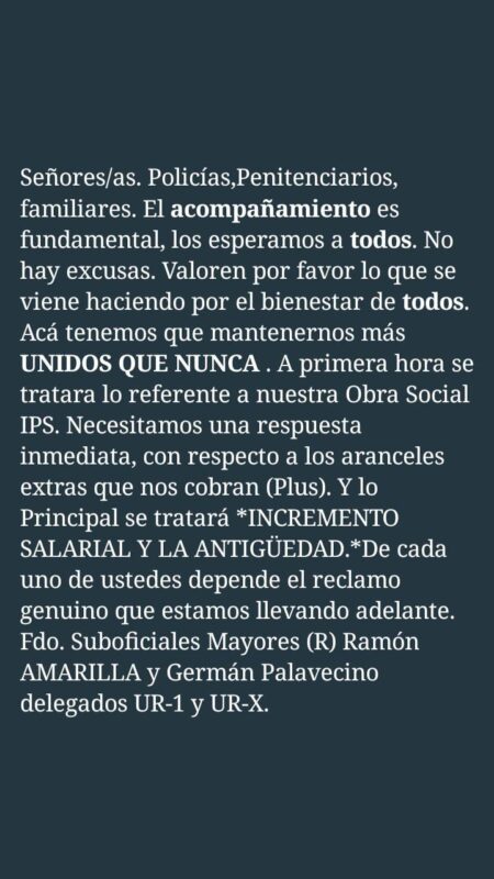 Mesa salarial policial | “Dejemos de hablar de mariposas, arbolitos y revisemos la realidad del empleado público” 6 WhatsApp Image 2024 09 12 at 20.57.17 - 5