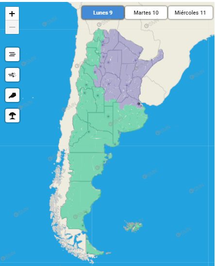 El Servicio Meteorológico Nacional emitió una advertencia especial por el “corredor de humo” 6 humo - 5