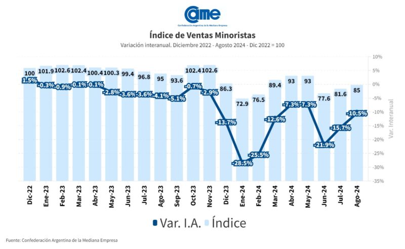 Las ventas minoristas pyme cayeron 10,5% interanual en agosto 6 unnamed 2 - 5