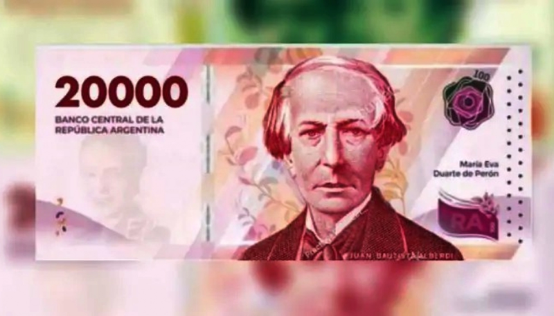 Inminente entrada en circulación del nuevo billete de $20.000 “chino” con la cara de Alberdi - 7