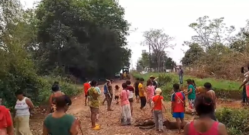 San Ignacio | Comunidad Mbocajaty denunció intrusión avalada por la municipalidad y cortes de agua potable Comunidad Mbocajaty