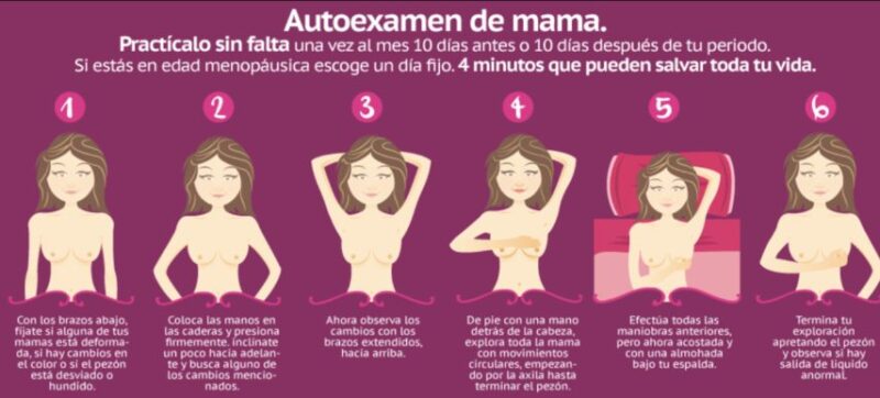 Día del Cáncer de Mama | Tócate, cuídate y contrólate siempre, la prevención siempre está en tus manos 8 autoexamen cancer - 7