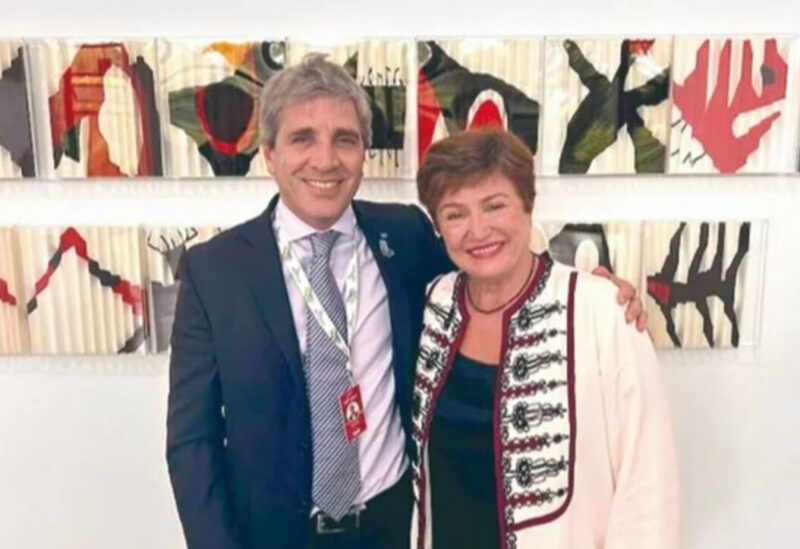 El ministro Caputo se reúne con Georgieva y busca destrabar desembolsos caputo 1 - 5