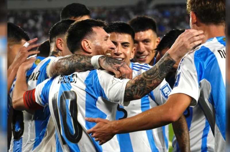 Eliminatorias 2026 | Argentina intratable, ganó, goleó y sumo 3 puntos con seis goles frente a Bolivia messi 1 - 2