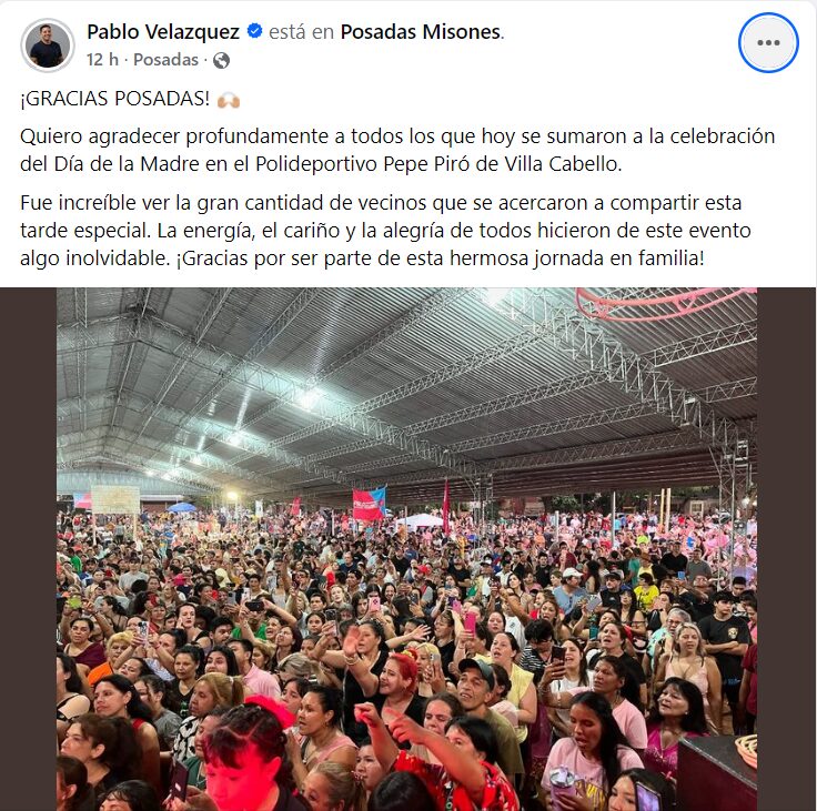 Día de la Madre | Multitudinario festival de Chamameceros Sangre Nueva y Radio Up para celebrar a mamá 3 pablo - 2
