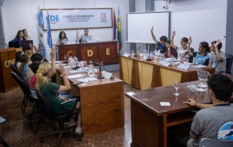Parlamento Estudiantil de Eldorado | Denuncian malos tratos desde el Concejo Deliberante parlamento - 2