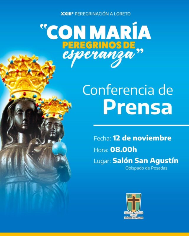 Convocan a Conferencia de Prensa por la Peregrinación Diocesana a Loreto 3 WhatsApp Image 2024 11 09 at 18.08.59 - 2