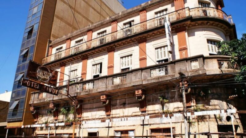 Obras en el Hotel Savoy de Posadas | Nueva fachada, museo público y la promesa de inversores extranjeros Hotel Savoy