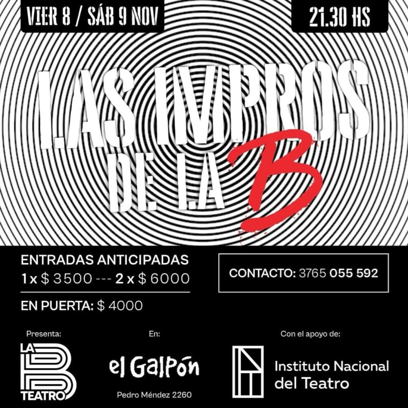 Se estrena “Las Impros de la B” una propuesta de teatro diferente 6 obra teatro - 5