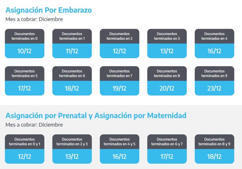 Anses | Calendario de Pagos para el último mes del año 5 anses2 - 4