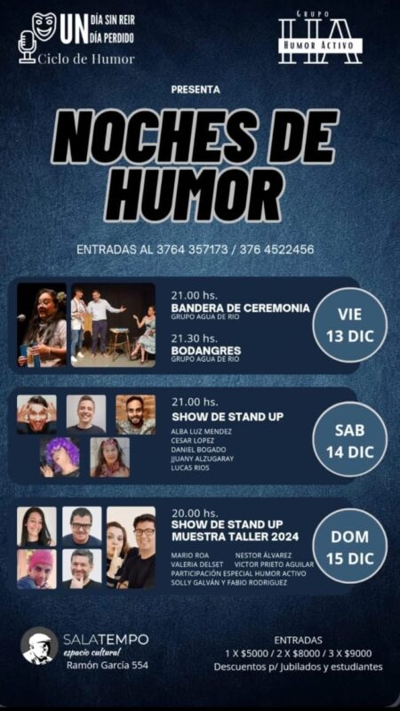Humor Activo presenta “Un día sin reir, un día perdido”, Ciclo de Humor 5 humor4 - 4