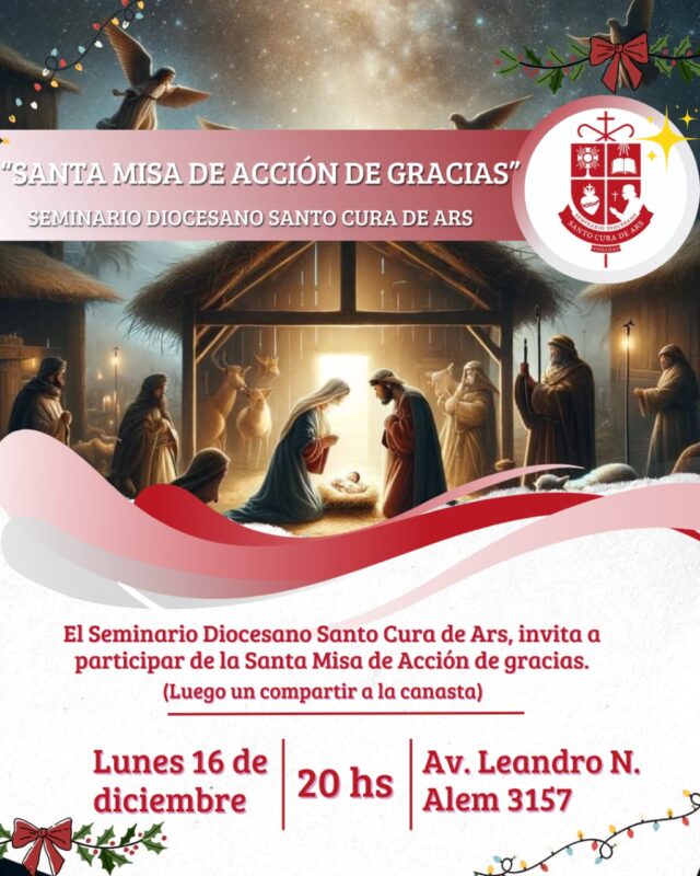 Religiosidad | El Seminario Diocesano Santo Cura de Ars invita a la misa de cierre del año de formación 4 seminario - 3