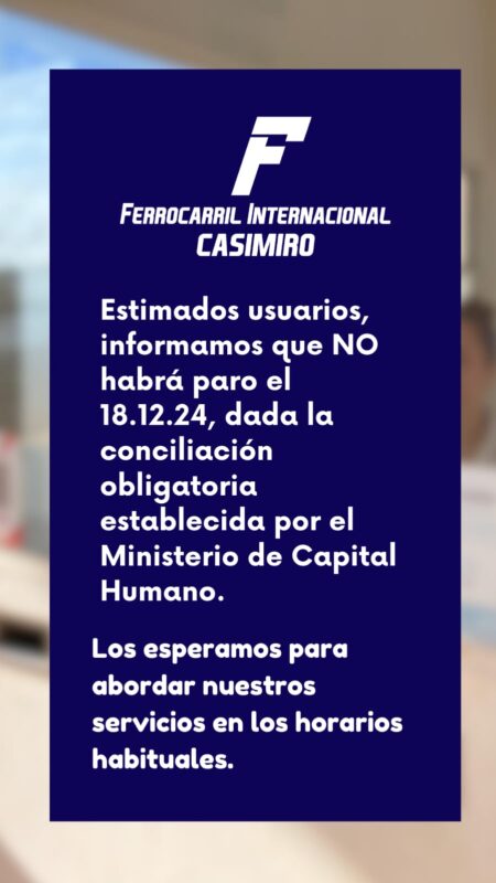 Tren Posadas - Encarnación | El Gobierno nacional dictó la conciliación obligatoria y se levantó el paro de trenes 4 tren - 3