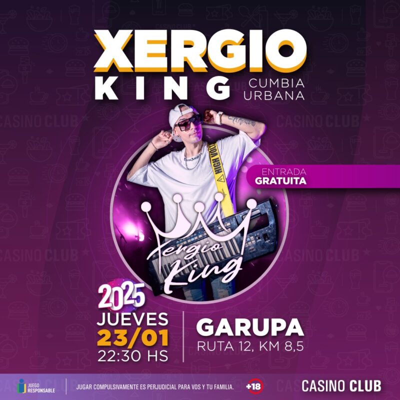 Enero con muy buena música, mucho talento en el Casino Club 19 25 01 23 XERGIO KING Flyer Feed - 18