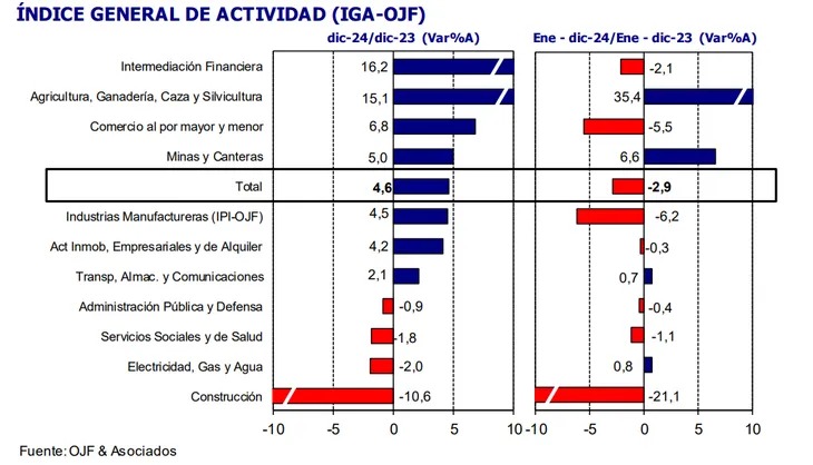 La actividad económica creció 4,6% en diciembre pero se contrajo casi 3% en el 2024 5 WhatsApp Image 2025 01 29 at 10.50.11 - 4
