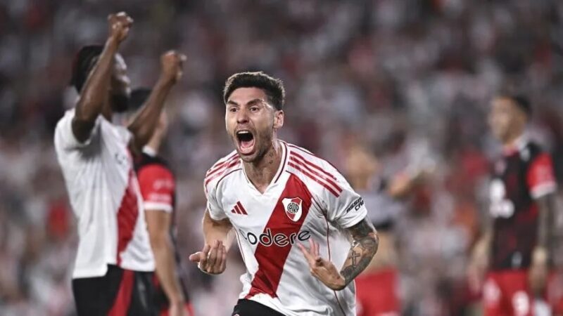 Liga Profesional | Montiel le dio el triunfo a River en una noche complicada ante Instituto River
