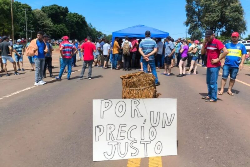 Alem | Tras los cortes y protestas, productores tabacaleros tendrán una nueva negociación por el precio base tabacaleras
