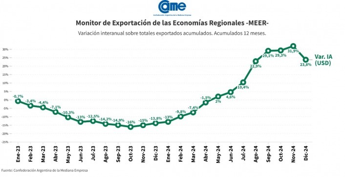 Según la CAME | En 2024, las exportaciones de las economías regionales crecieron 23,8% en dólares 5 WhatsApp Image 2025 02 02 at 13.23.55 - 4