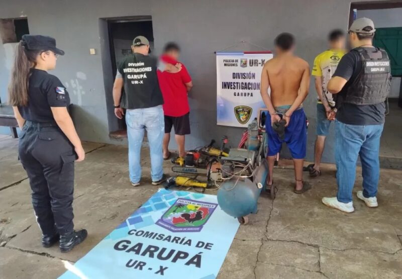 Garupá | Cayó “la banda del Marketplace” por robo y estafas garupá