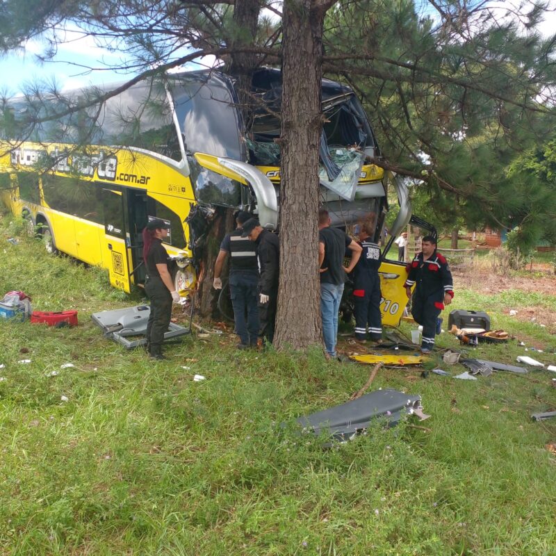 Rutas trágicas | Falleció el conductor de la camioneta del choque con el colectivo entre San Pedro y San Vicente 5 choque 1 1 - 4