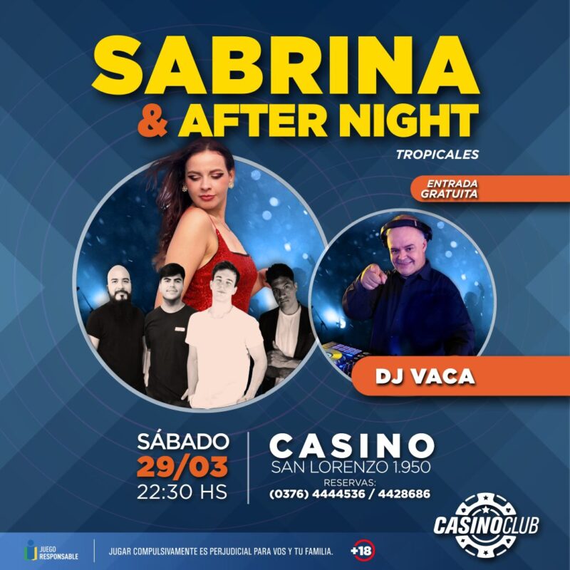 Despedí el mes de marzo en el Casino Club 4 25 03 29 SABRINA y AFTER NIGHT DJ VACA Show Feed - 3