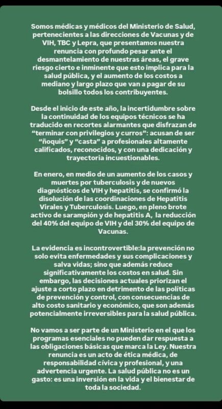 Tuberculosis | Renuncias a nivel nacional, incertidumbre en continuidad de programas en Misiones 2 WhatsApp Image 2025 03 06 at 09.33.38 - 1