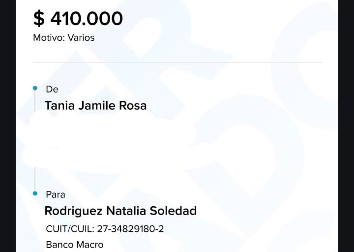 Función de teatro en la Sala Mandové recaudó $410 mil para Santino 3 comprobante - 2