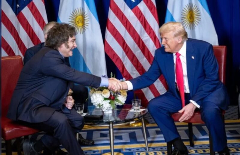 Argentina- Estados Unidos | Trump abre la puerta a un posible acuerdo de libre comercio milei trump 1 - 1