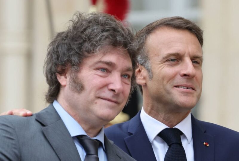 milei y macron - 2