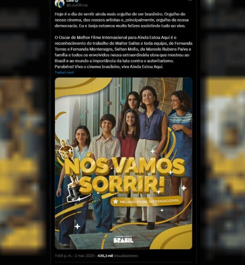 Oscar 2025 | “Ainda Estou Aqui” se impuso como mejor película internacional y Brasil ganó su primer premio 5 oscar3 - 4