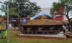 San Vicente: “La instalación del tanque es un homenaje a la memoria de Malvinas” 3 tanque - 2