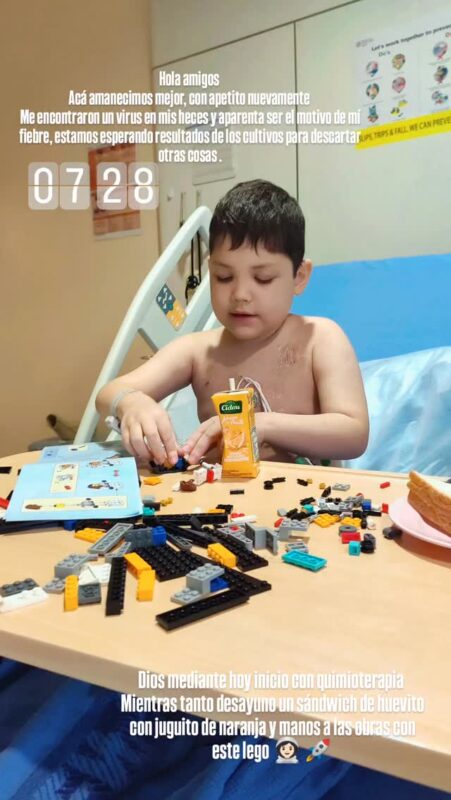 Tras calmar la fiebre, Santino iniciaría la quimioterapia en Singapur 3 487999177 667232472375953 4528676085410760761 n - 2