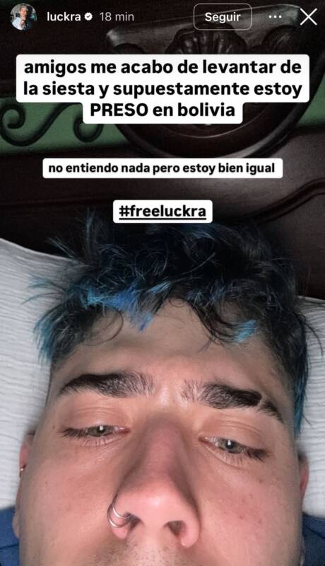 Luck Ra desmintió su detención en Bolivia: "Estaba durmiendo la siesta" 4 Gq7usMIXoAAW7Gd - 3