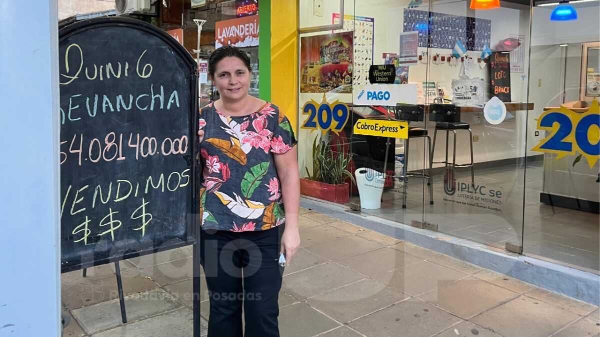 Agenciera que vendió el ticket ganador del millonario premio del Quini 6: "Estamos orgullosos" 5 Quini 6 2 - 4