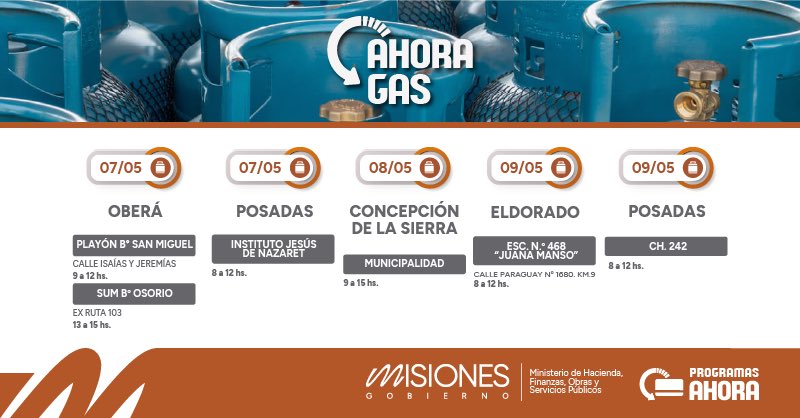 “Ahora Gas”: cómo y dónde acceder al beneficio en el mes de mayo 6 ahora gas mayo 1 - 5