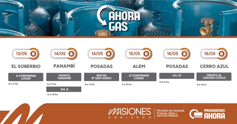 “Ahora Gas”: cómo y dónde acceder al beneficio en el mes de mayo 8 ahora gas mayo 2 - 7