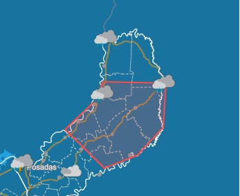 Alerta meteorológica para la zona centro de Misiones por tormentas 3 alerta meteorologica SMN - 2