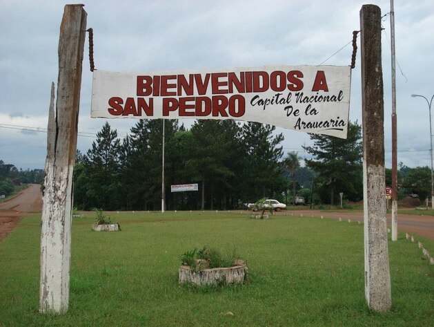 Clima en Misiones: suben las temperaturas y se mantiene el buen tiempo 5 Cartel San Pedro Provincia de Misiones Argentina - 4