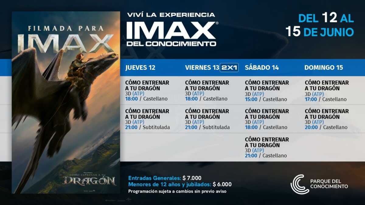 "Cómo entrenar a tu dragón" llega al IMAX del Conocimiento 2 Cómo entrenar a tu dragón en el IMAX del Conocimiento