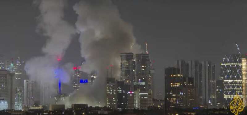 Israel intercepta misiles iraníes con apoyo de EE.UU. 3 Israel recibe ayuda de EE UU