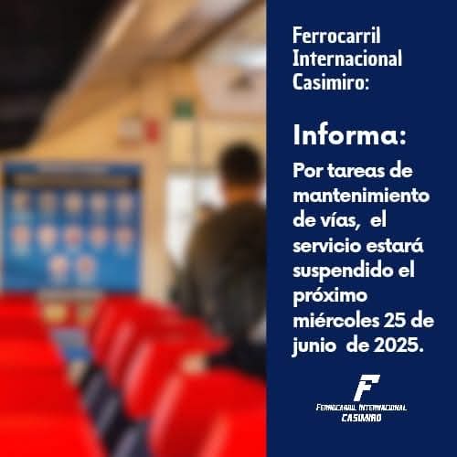 Tren Posadas–Encarnación: sin servicio este 25 de junio 4 Tren Posadas-Encarnación