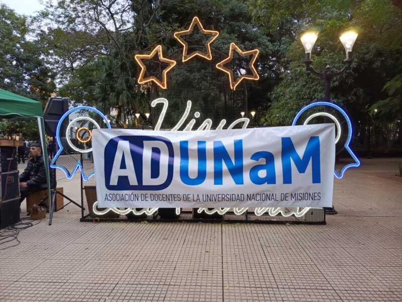 Universidades en crisis: jornada de lucha y visibilización en Posadas por el financiamiento educativo 3 Posadas