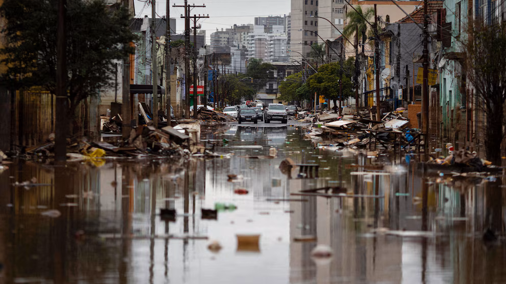 Las fuertes lluvias que azotan el sur de Brasil ya provocaron al menos dos muertes