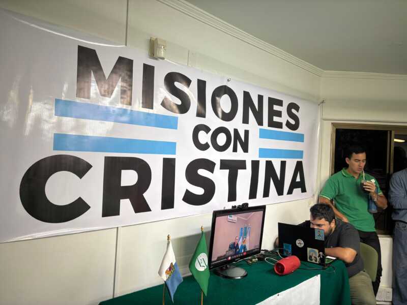 Gustavo Arrieta, uno de los interventores del PJ Misiones, lanzó ayer virtualmente la multisectorial en apoyo a Cristina Fernández de Kirchner