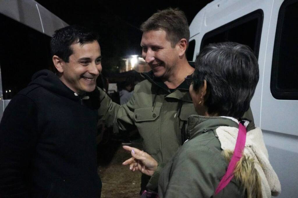 Alejandro Chini y Sebastián Macias, primer candidato a diputado provincial