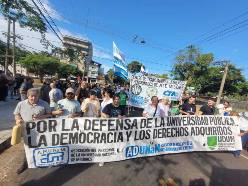marcha federal universitaria- docentes universitarios