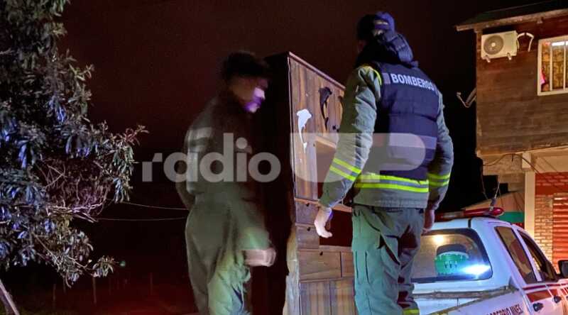 El Soberbio: "Tenemos tiempo de trabajar y evacuar a las familias de la zona" sostuvo el intendente 7 crecida rio 2 - 6
