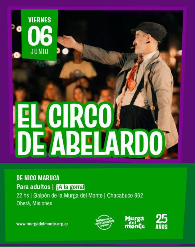 Del circo al atardecer musical: eventos gratis en Misiones 11 el circo de abelardo - 10
