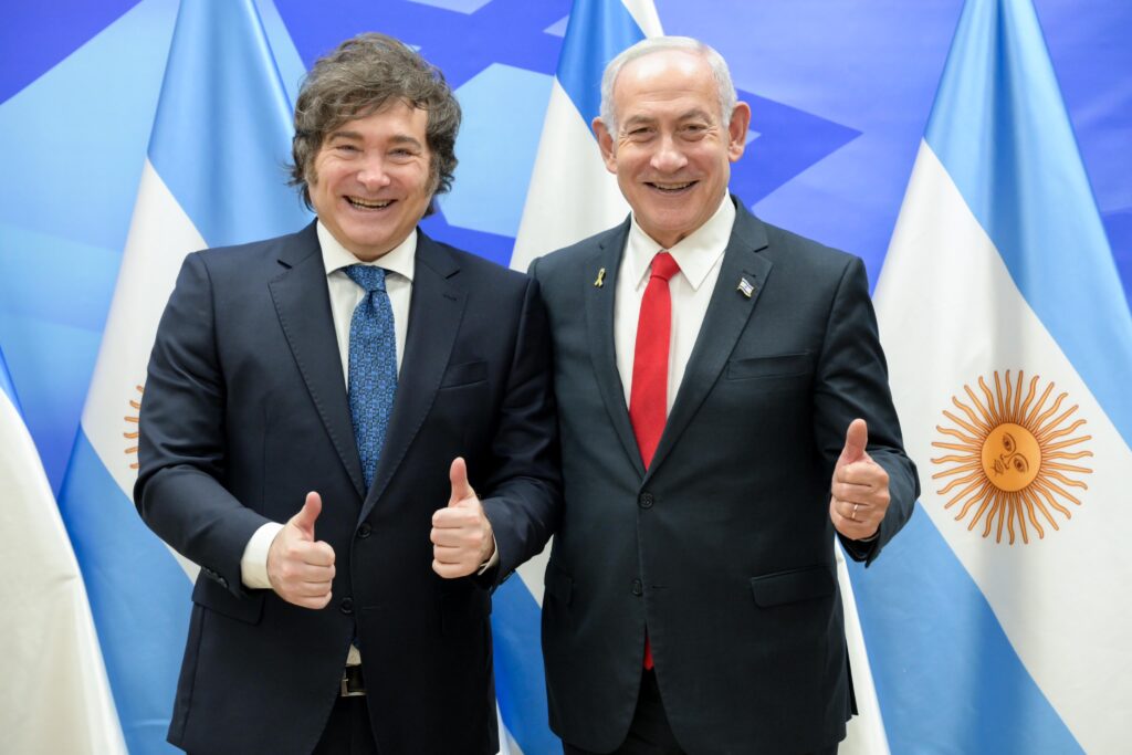 Milei ya no está en Israel y no corre riesgo tras el ataque a Irán milei netanyahu - 1