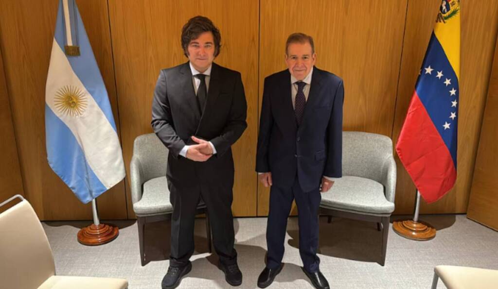 Milei se reunió en Madrid con el presidente electo de Venezuela milei reunion2 1 - 1